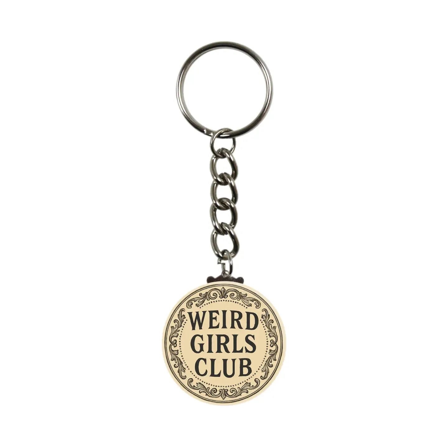 Weird Girls Club Feminist Keychain