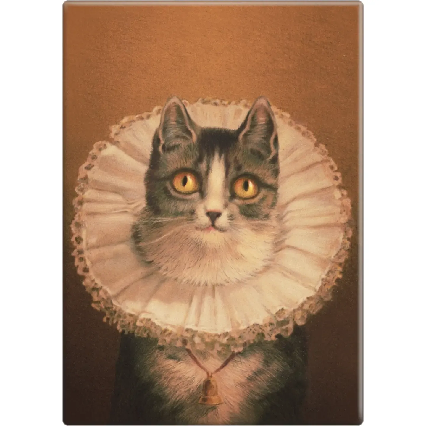1878Victorian Cat Vintage Repro Magnet