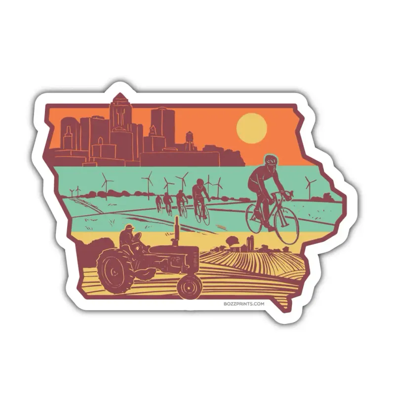 Layers Of Iowa Hard Magnet