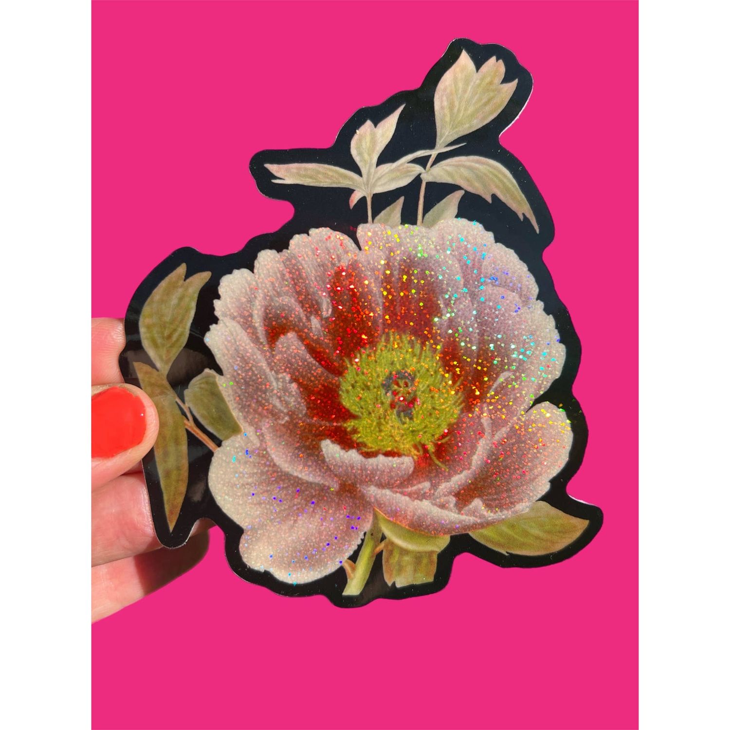 Peony Flower Sticker