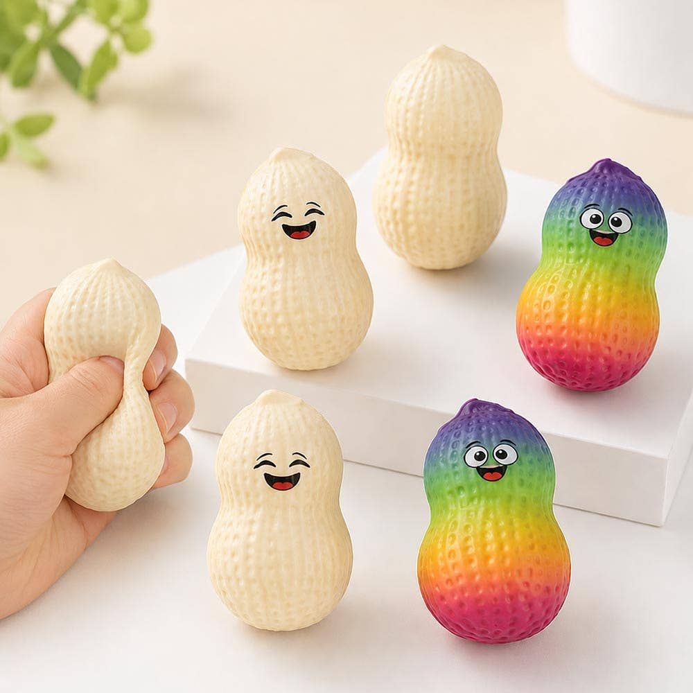 Peanut Squeeze Slow Rise Squishy Stress Toy