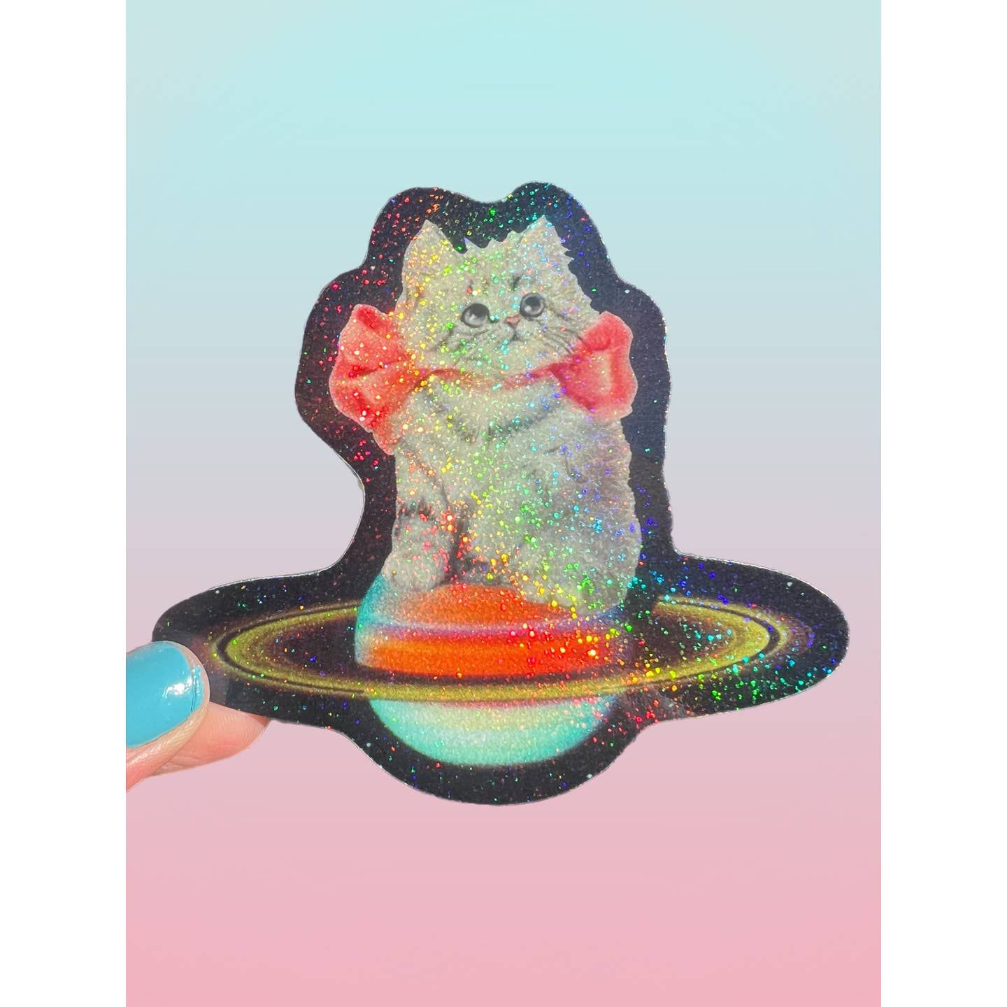 Planetary Kitten Sticker