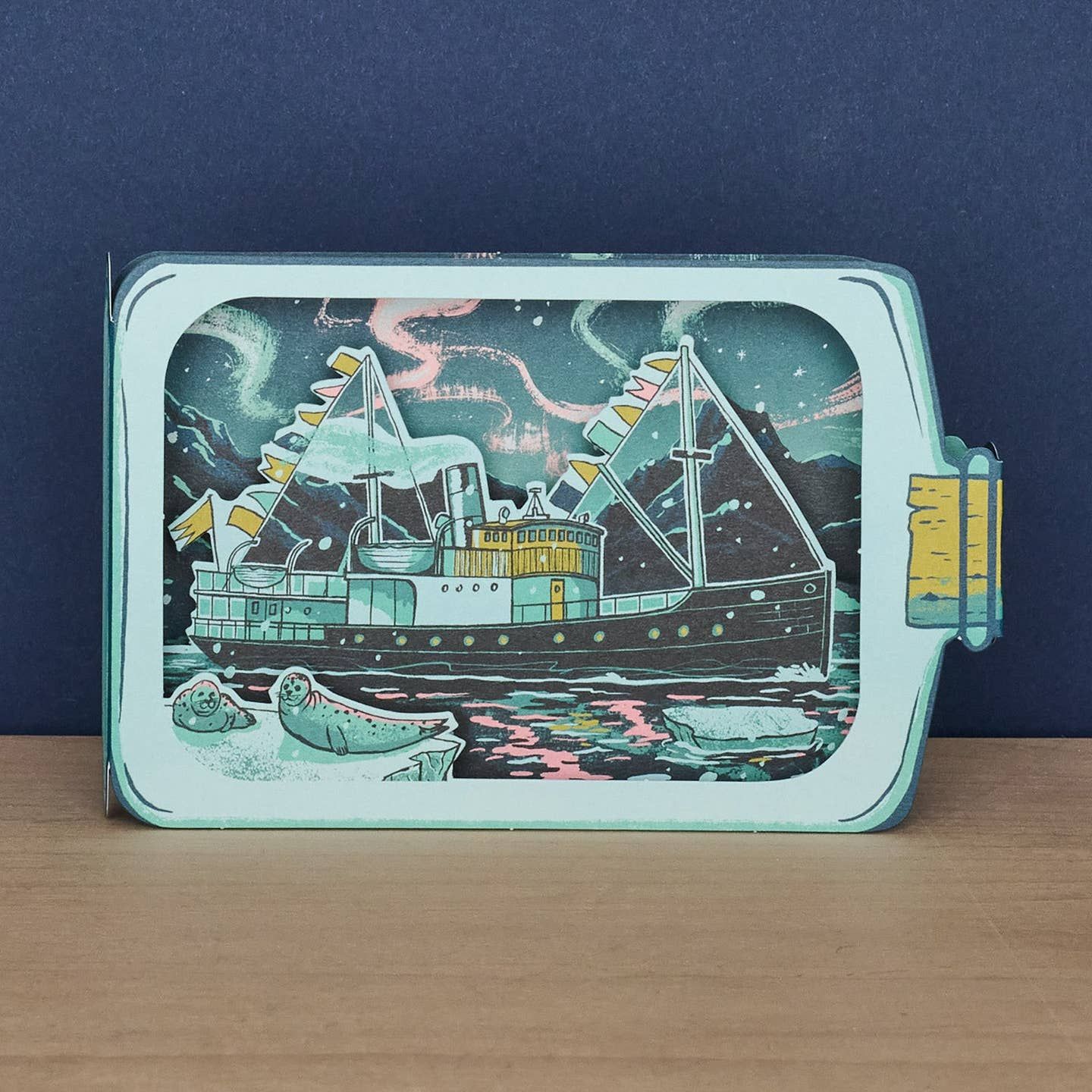 Arctic Nights Die Cut Card