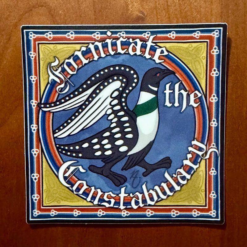 A.C.A.B. Medieval Sticker