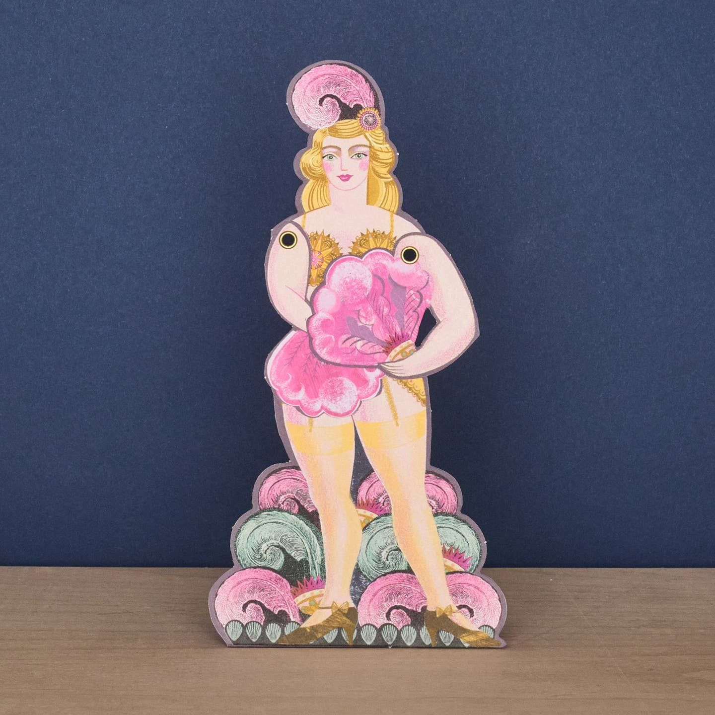 Dancer/ Fanny Die Cut Card