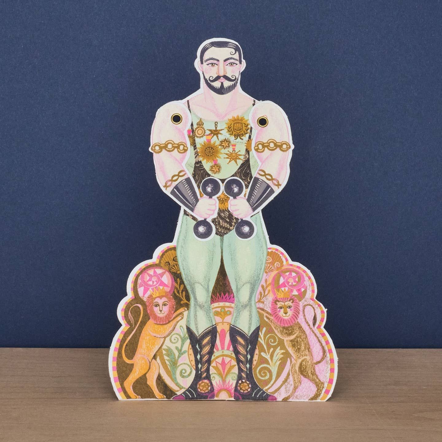 Strongman/ Alexander Die Cut Card