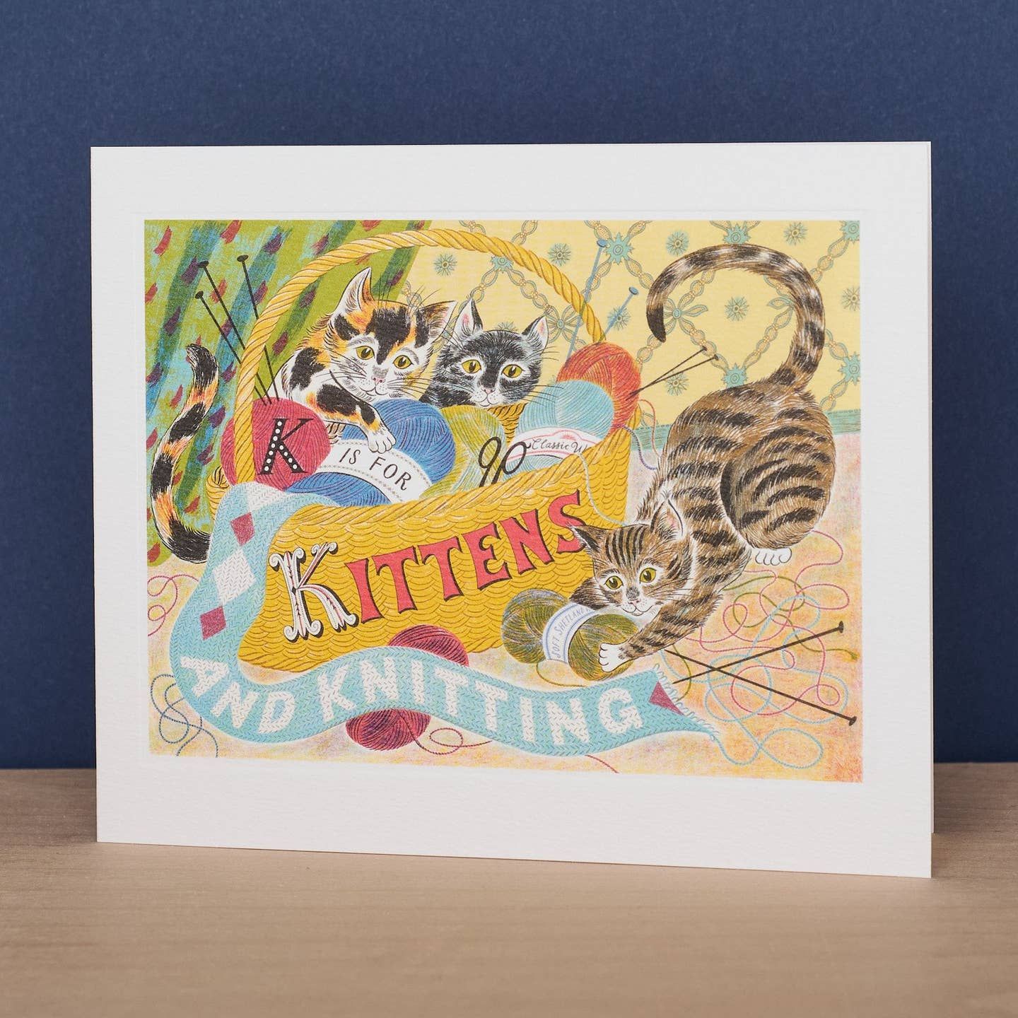 K for Kittens Greeting Card