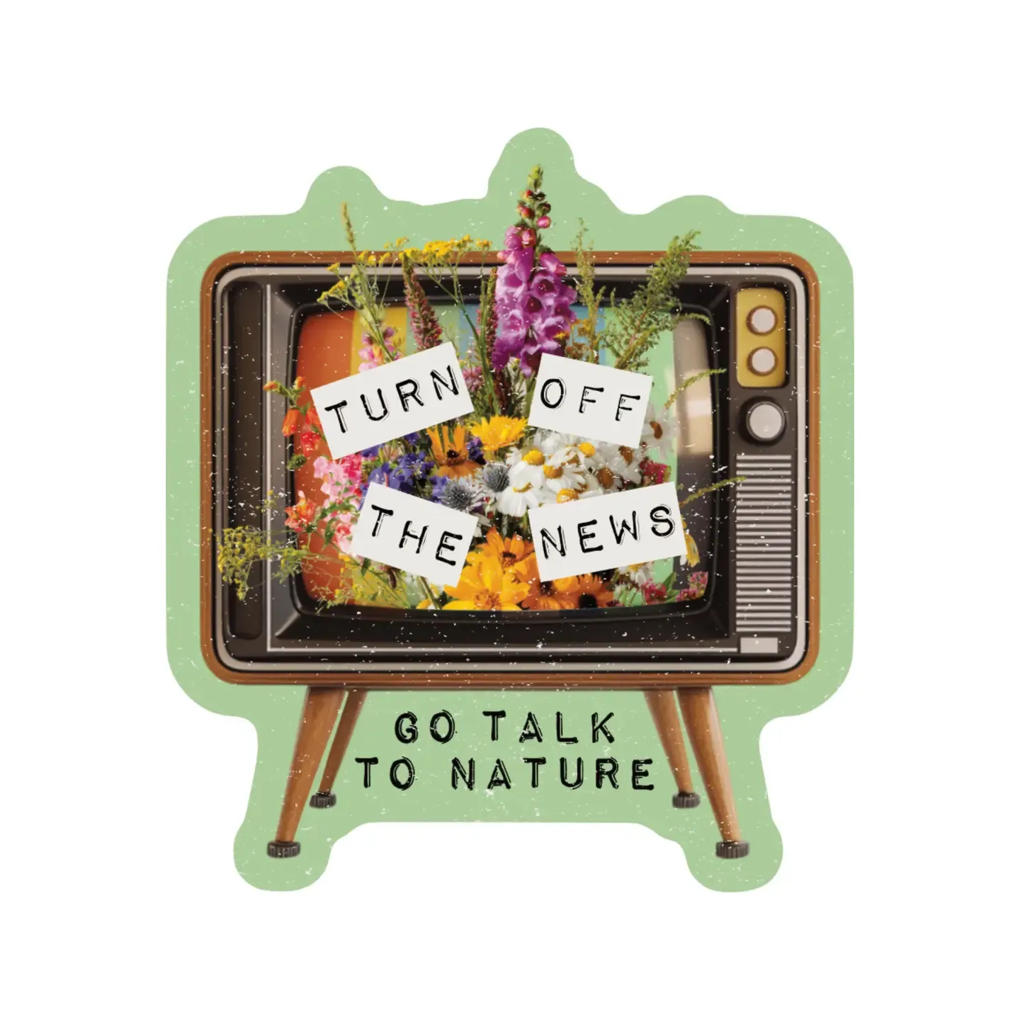 Go Talk To Nature Sticker