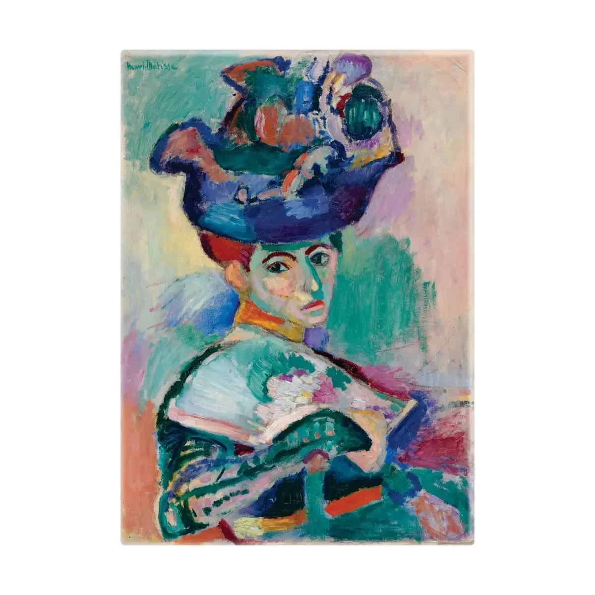 Henri Matisse Woman With Hat Magnet