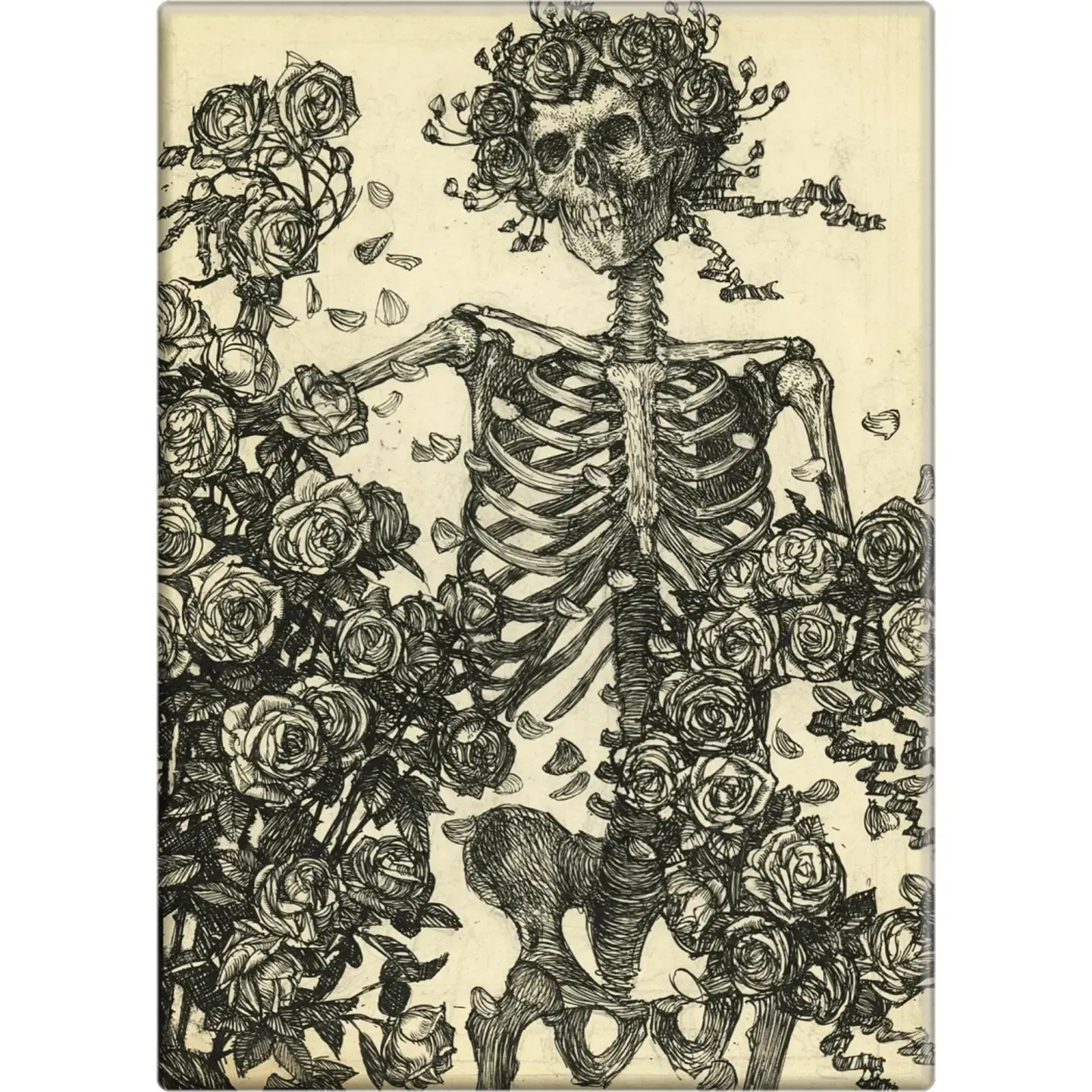 Grateful Dead Skeleton Magnet