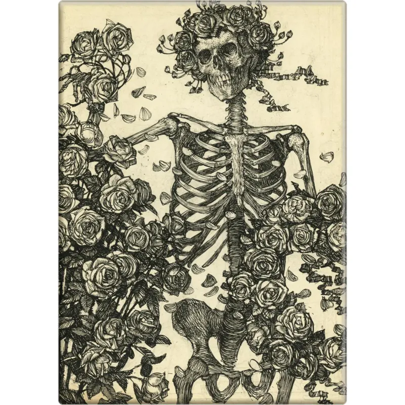 Grateful Dead Skeleton Magnet