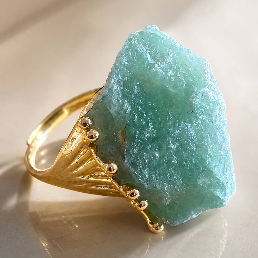 Tianhe Stone Adjustable Ring