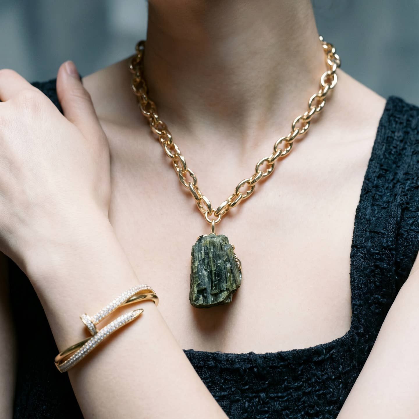 Green Tourmaline Necklace