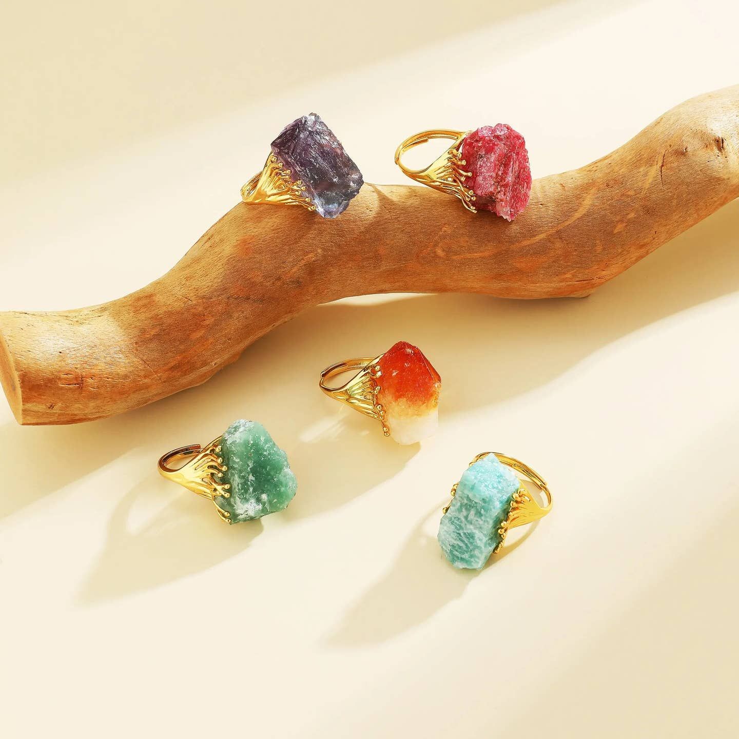 Rhodonite Gemstone Ring