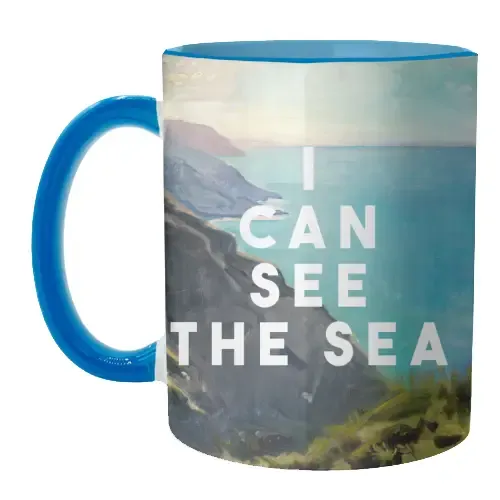 Mugs 'I can see the sea'