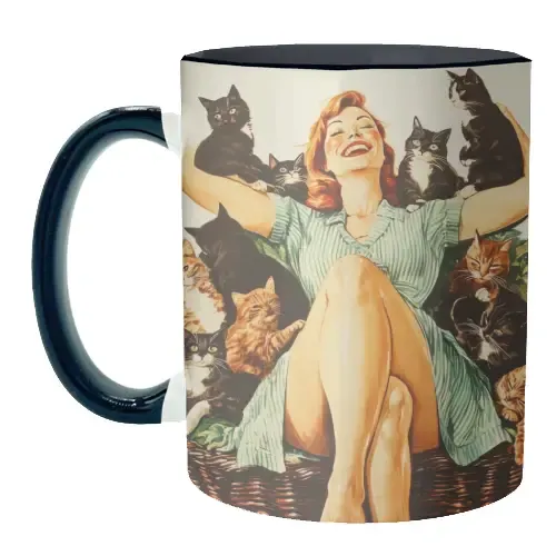 Mugs 'cat addiction'