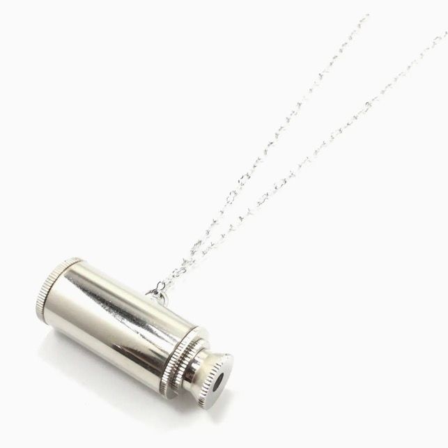 Silver Telescope Necklace