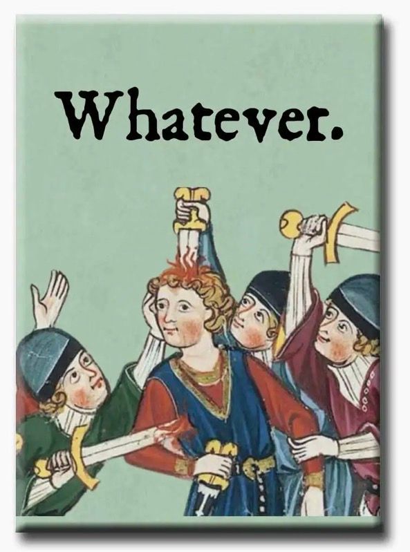 Medieval Marginalia Whatever Magnet