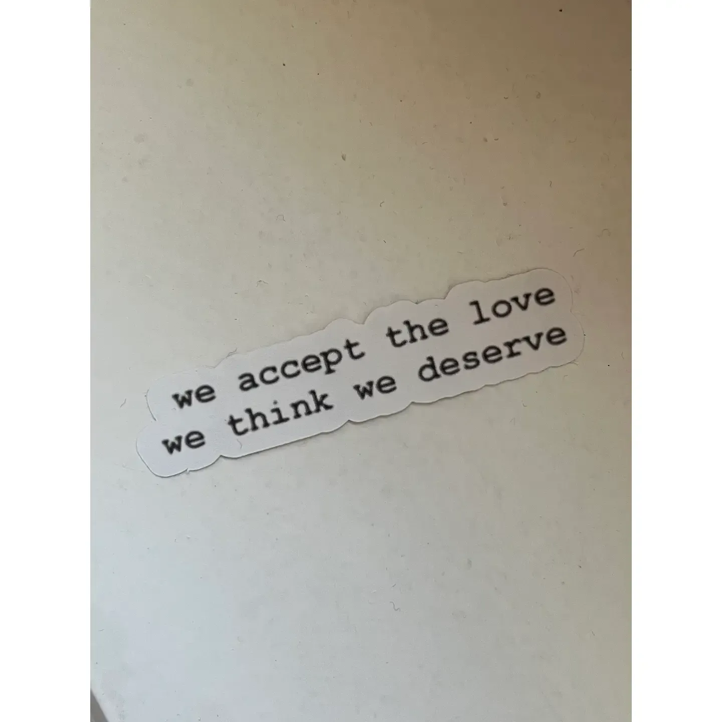 Perks Of Being A Wallflower Glitter Sticker 
