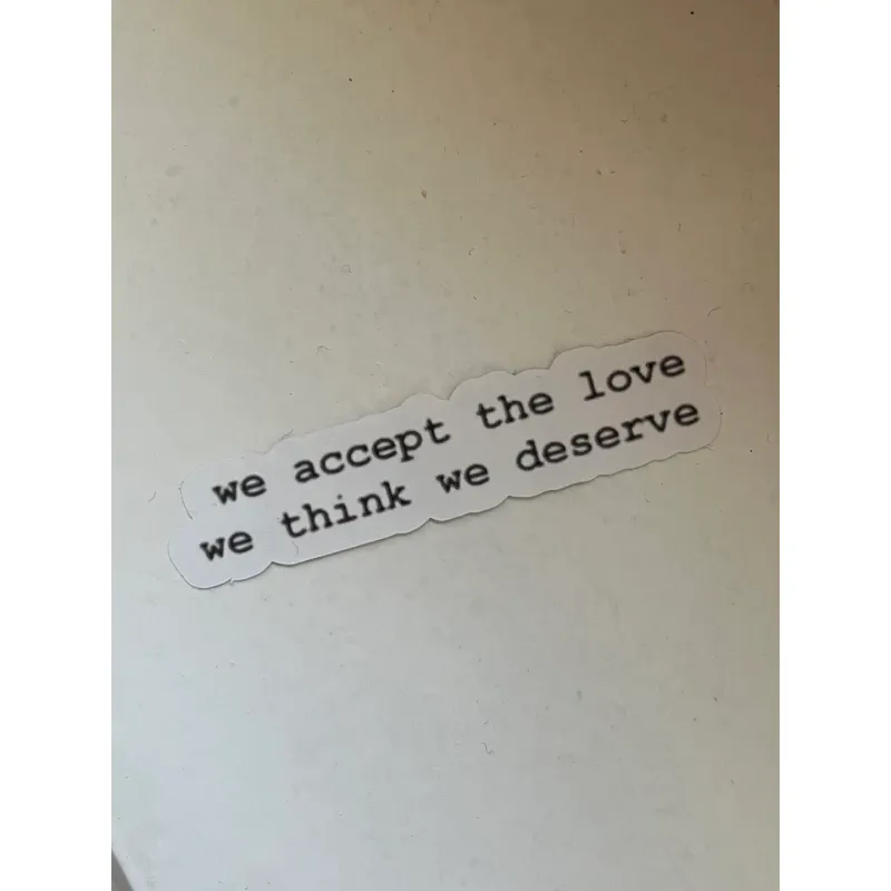 Perks Of Being A Wallflower Glitter Sticker 