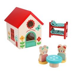 Mouse House Wooden Play Set