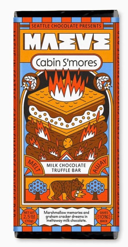 Cabin S'mores Truffle Bar