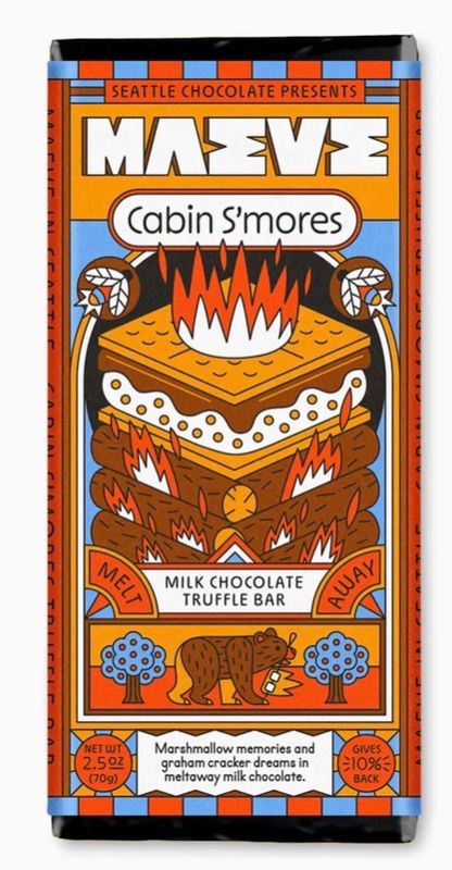 Cabin S'mores Truffle Bar