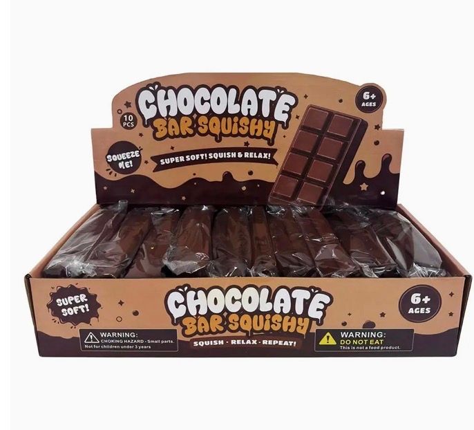 Chocolate Bar Squeeze Toy