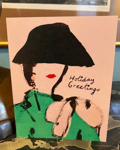 Vintage Holiday Greetings - Greeting Card