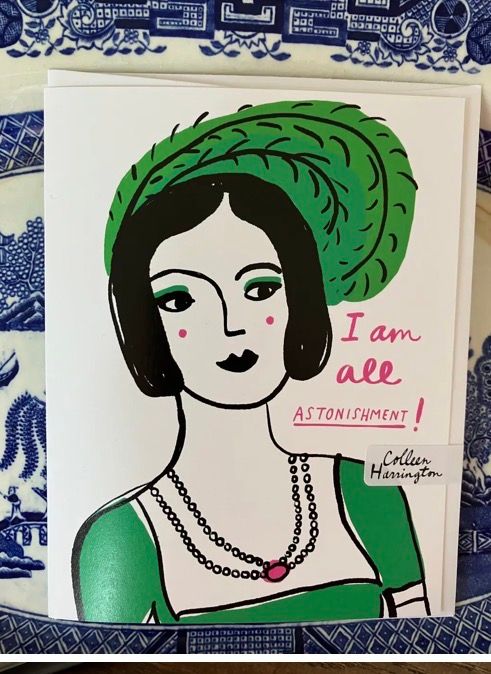 I Am ALL Astonishment! Greeting Card