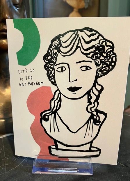 Let's Go To The Art Museum Greeting Card