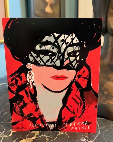 The Future Is Femme Fatale Greeting Card