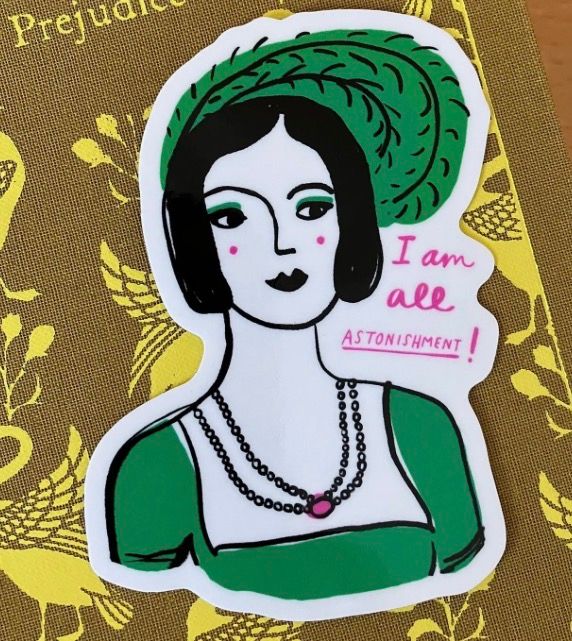 I Am All Astonishment! 3" Vinyl Sticker