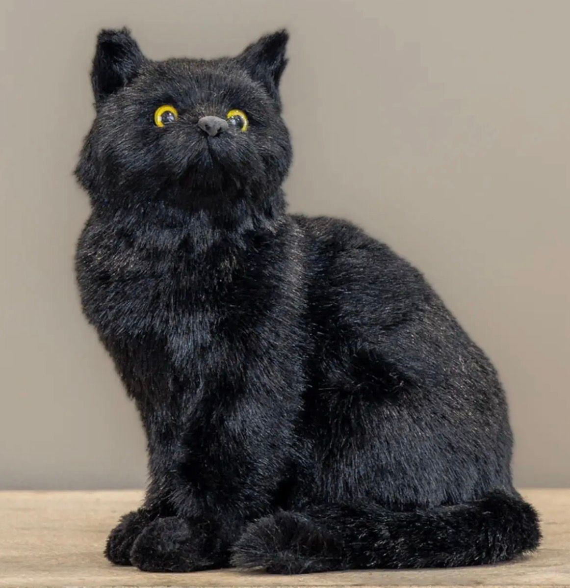 8" Sitting Black Cat
