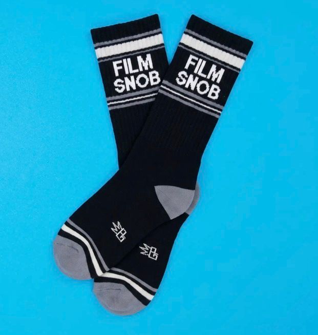 Film Snob Gym Crew Socks