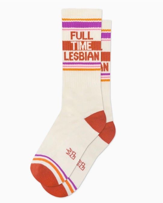 Full Time Lesbian Gym Crew Socks