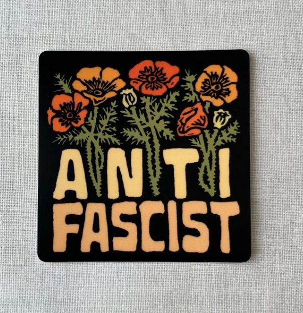 Anti Fascist Sticker