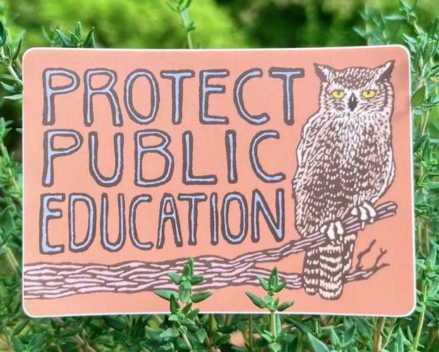 Protect Public Eduction Sticker