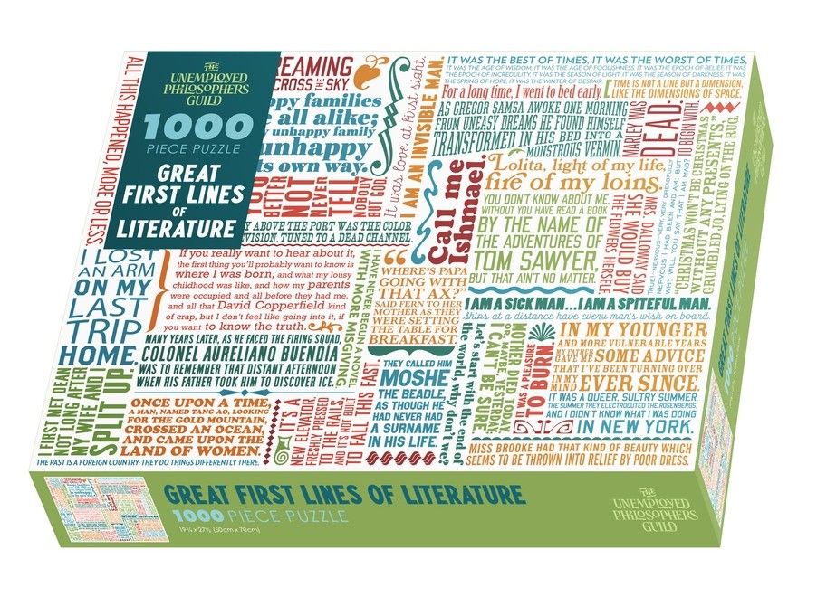 Great First Lines of Literature 1000 Piece Puzzle