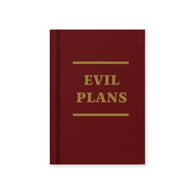 Evil Plans Mini Notebook
