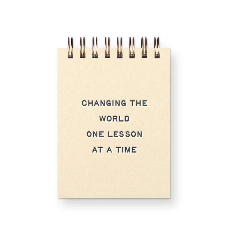 One Lesson At A Time Mini Jotter Notebook