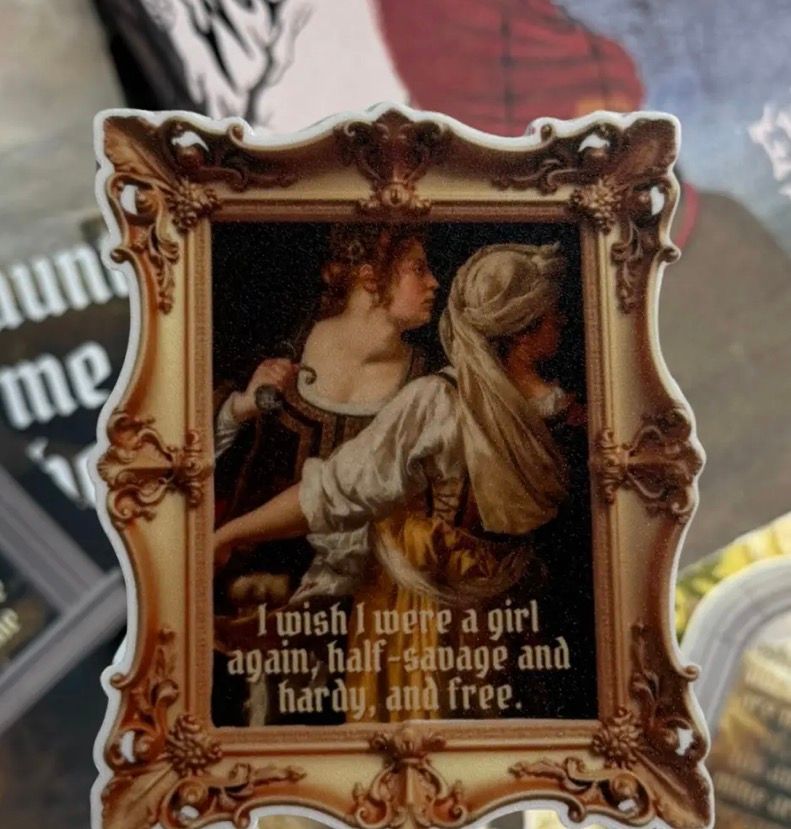 Half-Savage, Hardy and Free Sticker