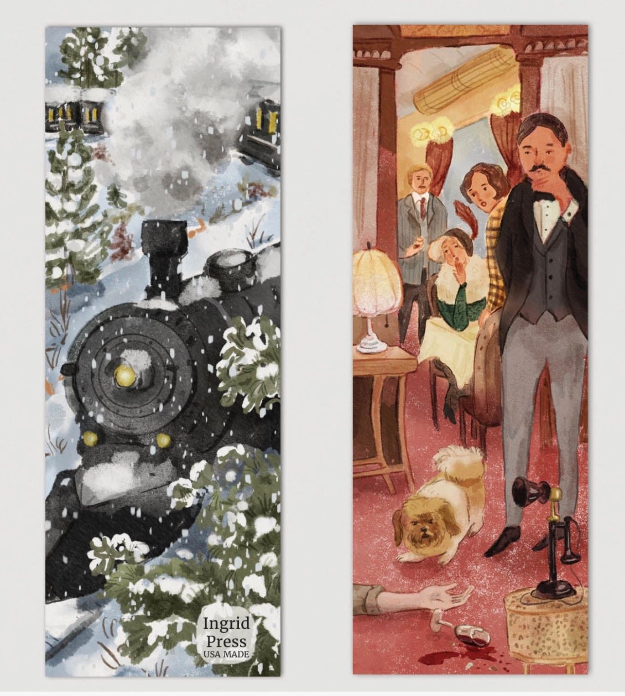 Murder On The Train Bookmark