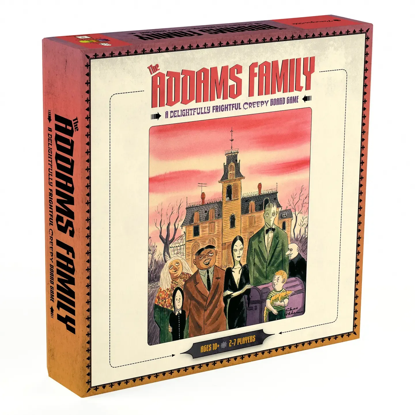 Addams Family Delightfully Frightful Creepy Board Game