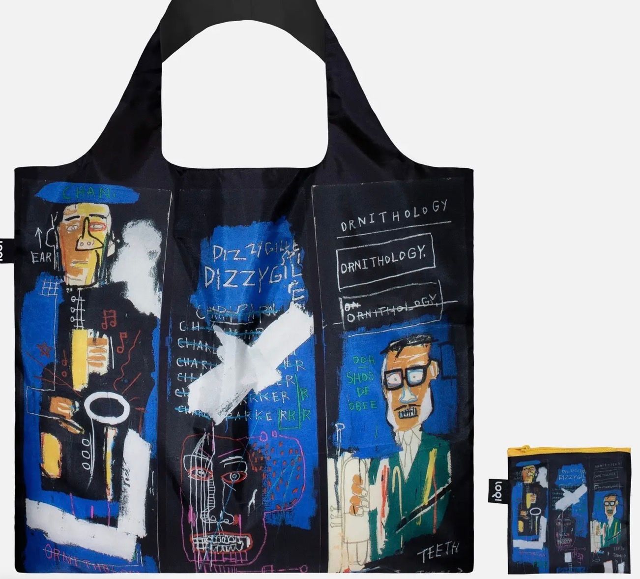 Jean Michel Basquial Horn Players Recycled Bag