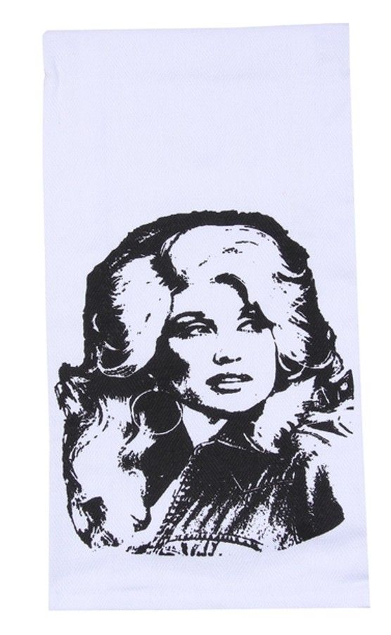Dolly Parton Tea Towel