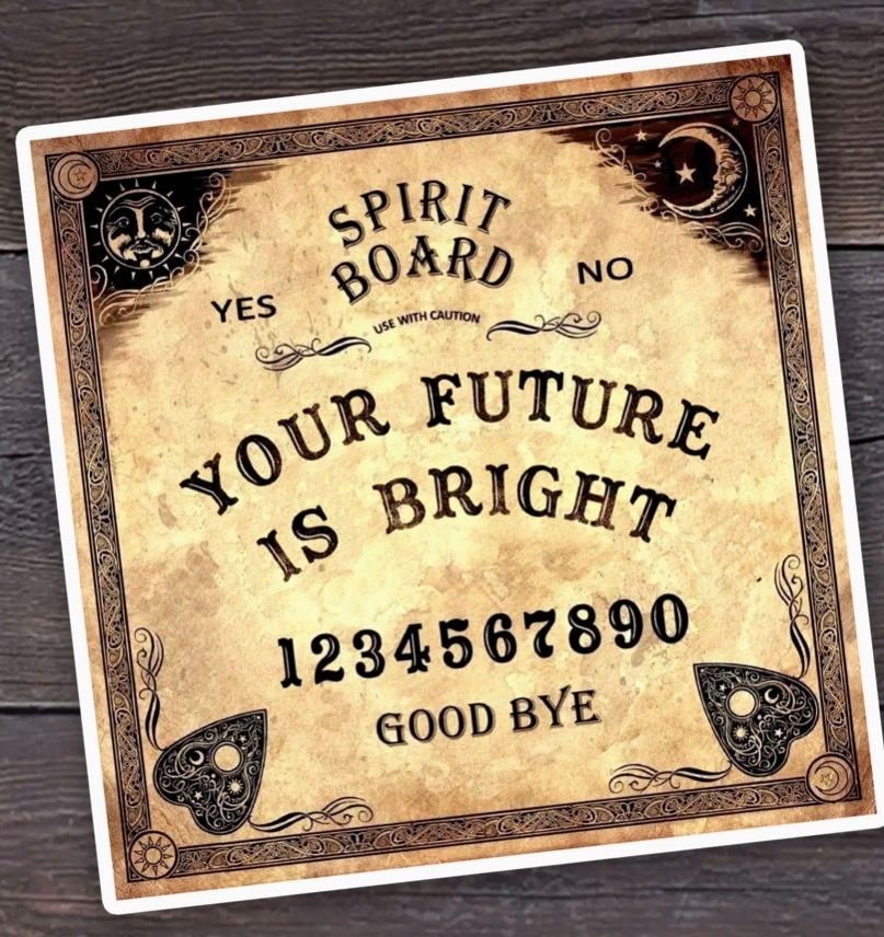 Ouija Board Sticker