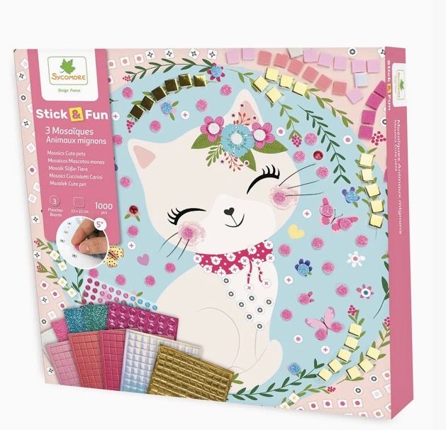 Stick'n-Fun Mosaics Cute Pets
