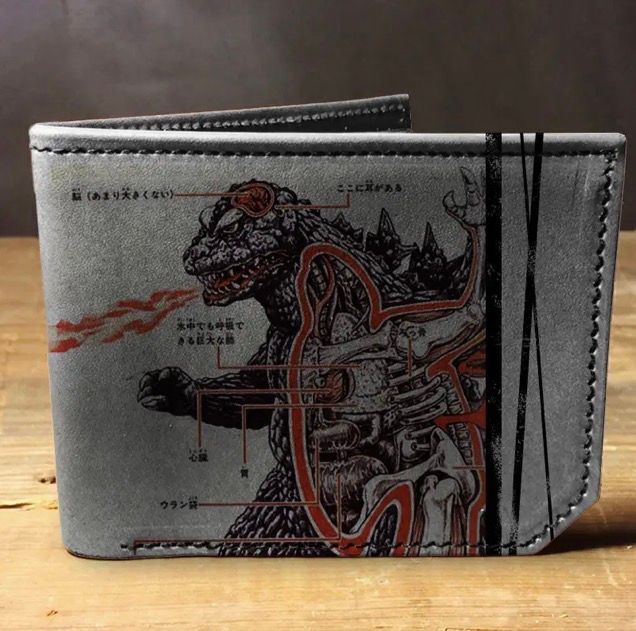 Godzilla - Printmaker Leather Wallet