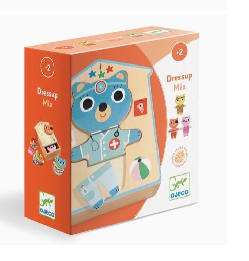 Wooden Puzzles Dressup Mix